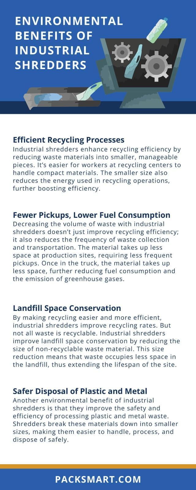 6 Environmental Benefits of Industrial Shredders