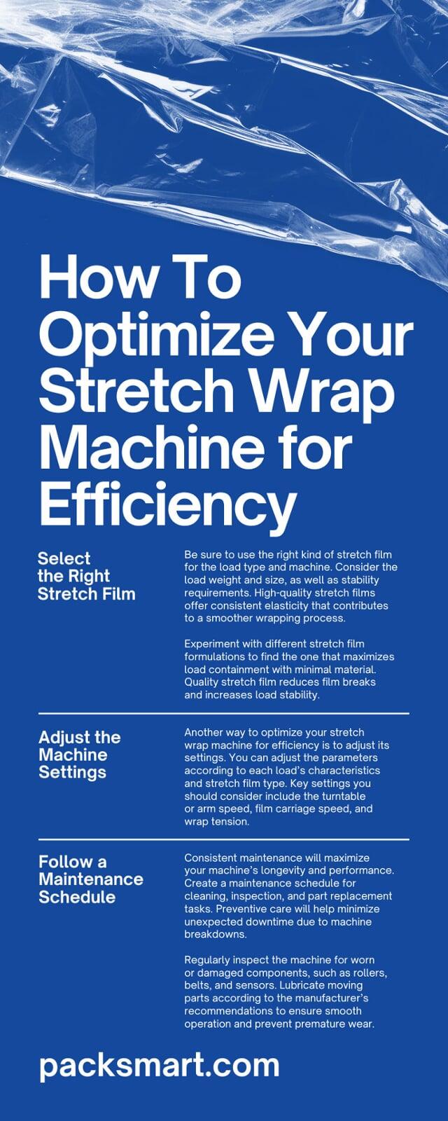 How To Optimize Your Stretch Wrap Machine for Efficiency